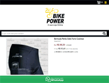 Tablet Screenshot of bikepower.com.br